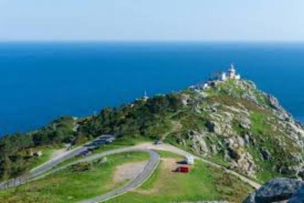 Junto Camino De Santiago,1ª Linea De Playa Lägenhet Finisterre Exteriör bild