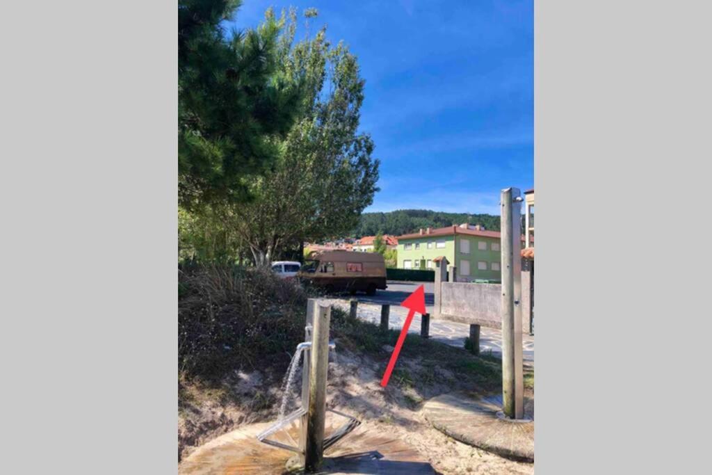 Junto Camino De Santiago,1ª Linea De Playa Lägenhet Finisterre Exteriör bild