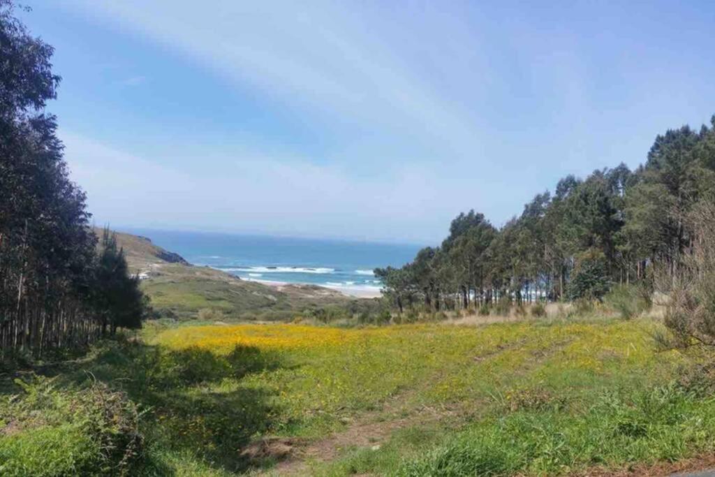Junto Camino De Santiago,1ª Linea De Playa Lägenhet Finisterre Exteriör bild