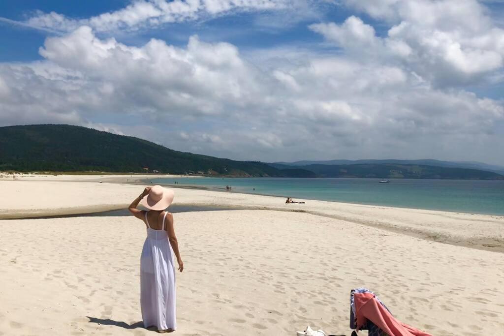 Junto Camino De Santiago,1ª Linea De Playa Lägenhet Finisterre Exteriör bild