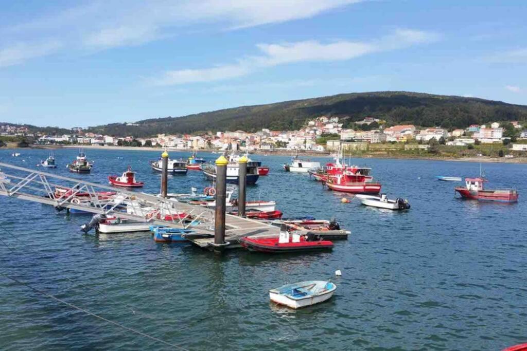 Junto Camino De Santiago,1ª Linea De Playa Lägenhet Finisterre Exteriör bild