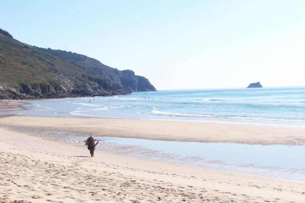 Junto Camino De Santiago,1ª Linea De Playa Lägenhet Finisterre Exteriör bild