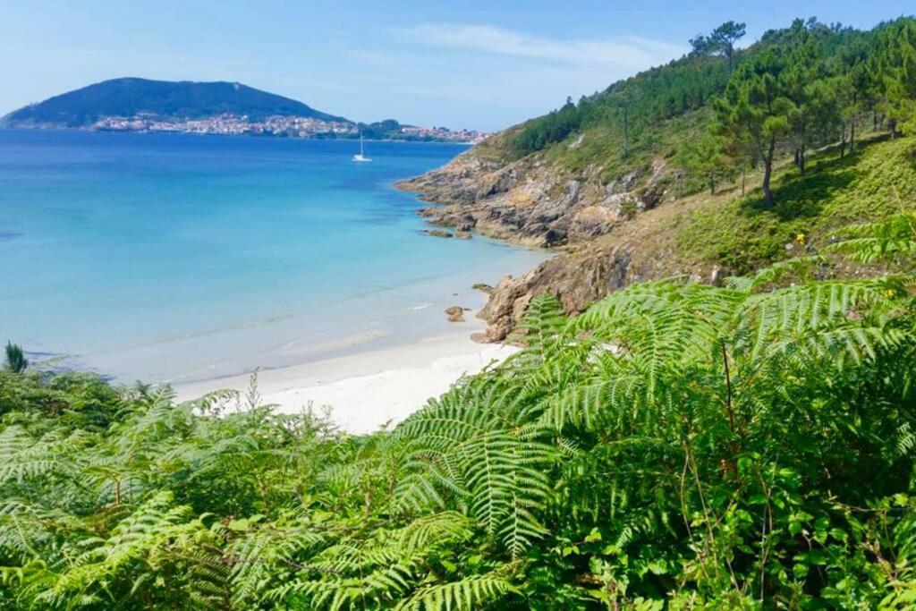 Junto Camino De Santiago,1ª Linea De Playa Lägenhet Finisterre Exteriör bild